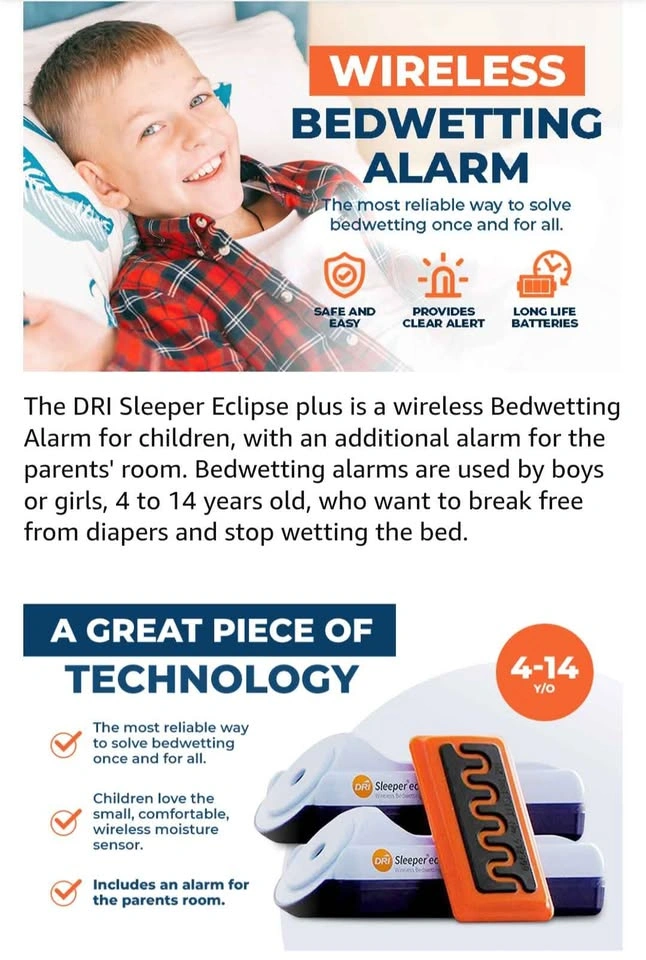 DRI Wireless Bed wetting Alarm - photo 5