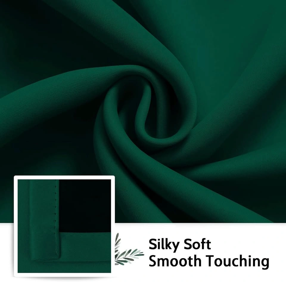 A Pair of Blackout Curtains, Emerald Green, 62 x 84 - photo 5