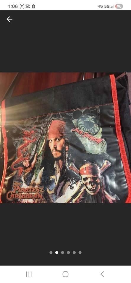 Disney Pirates of the Caribbean Jack Sparrow Messenger Bag 🏈 - photo 2