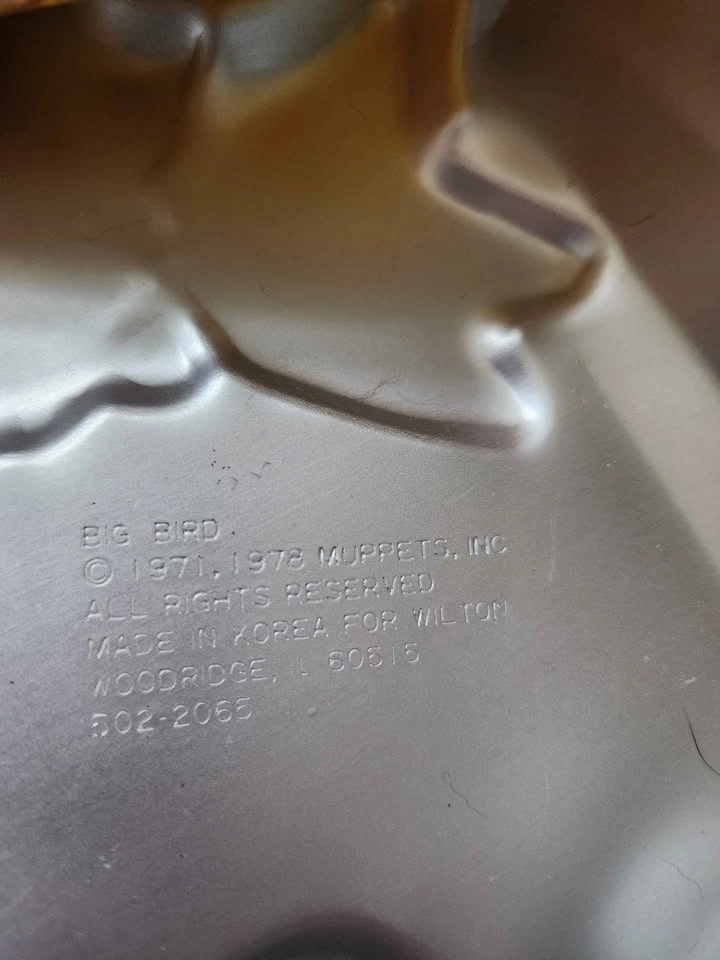Wilton Sesame Street Big Bird Cake Pan Vintage never used 1978 🏈 - photo 2