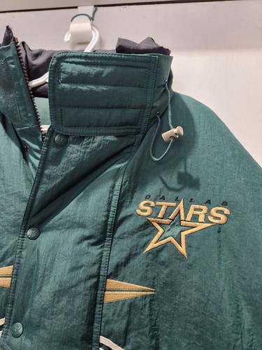 RARE Vintage 90s Logo Athletic Dallas Stars NHL Puffer Jacket 🏈 - photo 2