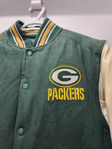 Vintage Green Bay Packers Reversible NFL JacketYouth 🏈 - photo 2