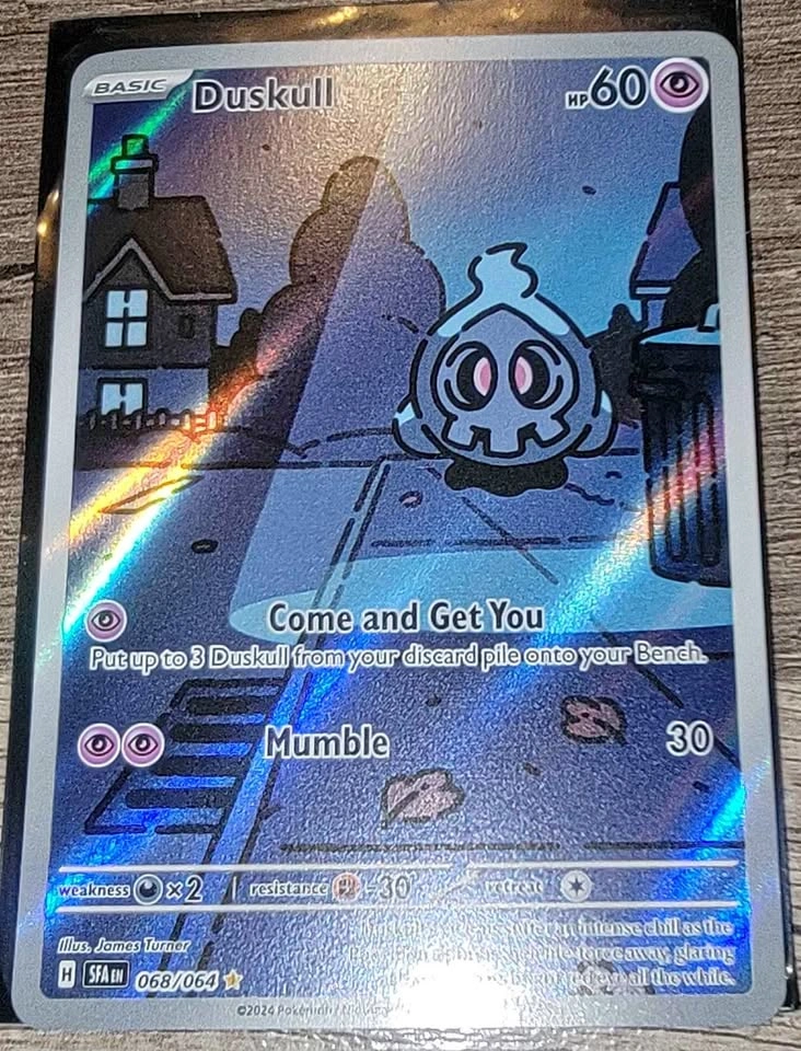 Like NEW! Pokémon Duskull 68/64