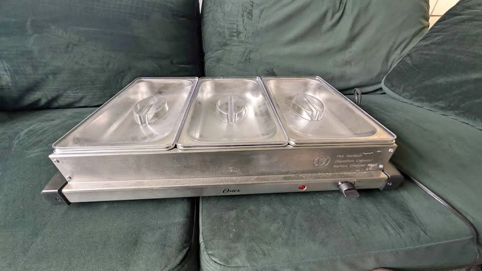 Oster Triple Buffet Server and Warming Tray