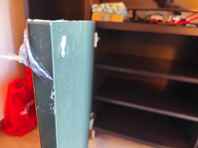 IKEA Bestå Storage (Dark Brown/ Olive Green) - Glass Top - photo 3