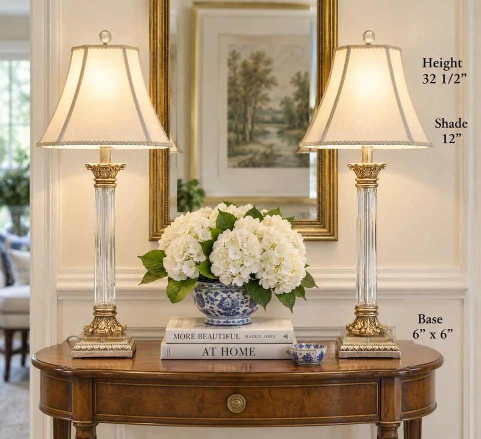 PAIR Table Lamps VTG Neoclassical - photo 2
