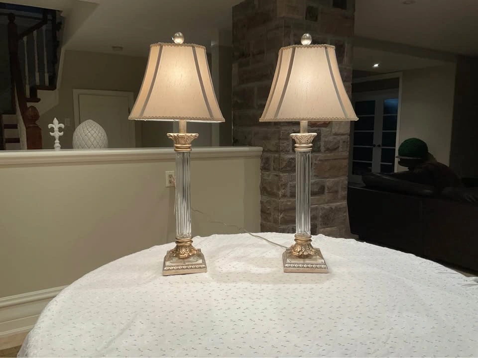 PAIR Table Lamps VTG Neoclassical - photo 3