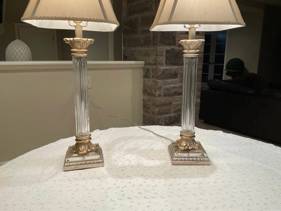 PAIR Table Lamps VTG Neoclassical - photo 4