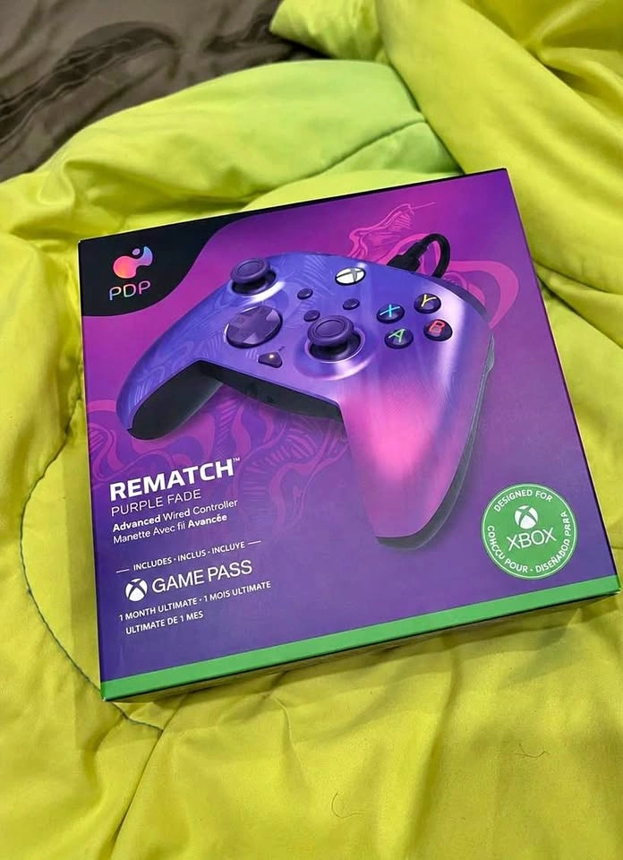 PDP REMATCH Purple Fade Wired Xbox Controller
