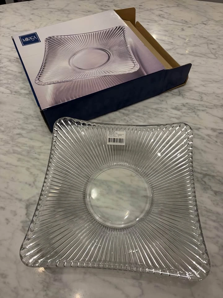 Mikasa Diamond Fire 12" Square Platter - BNIB - photo 2