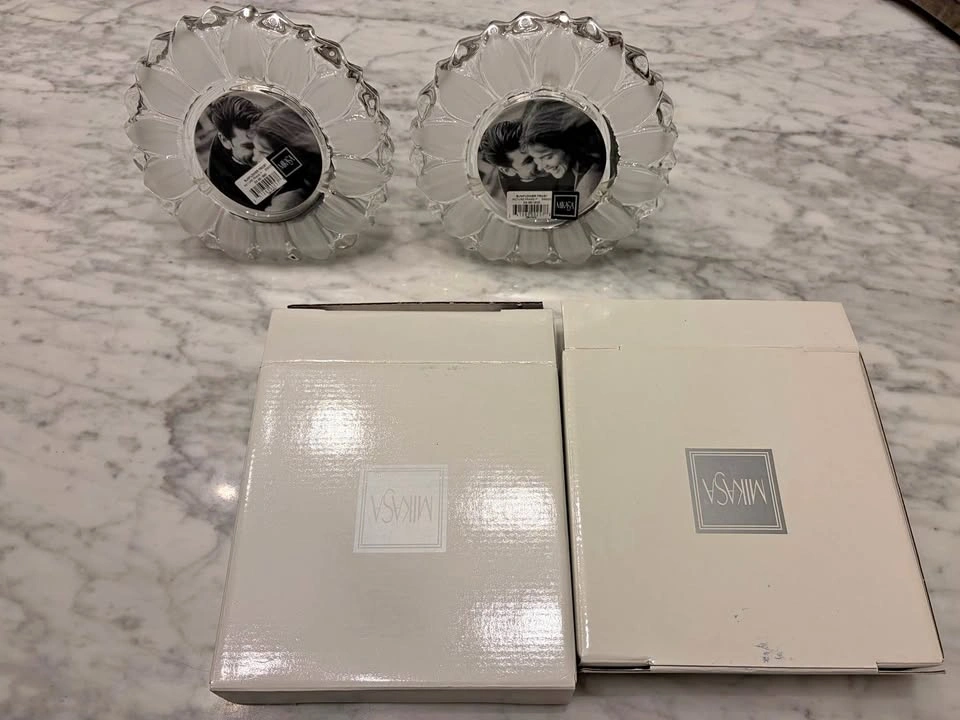 Mikasa Sunflower Frost Picture Frames - BNIB