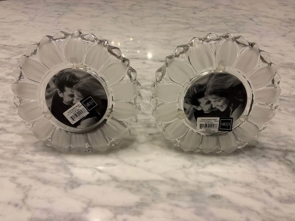 Mikasa Sunflower Frost Picture Frames - BNIB - photo 2