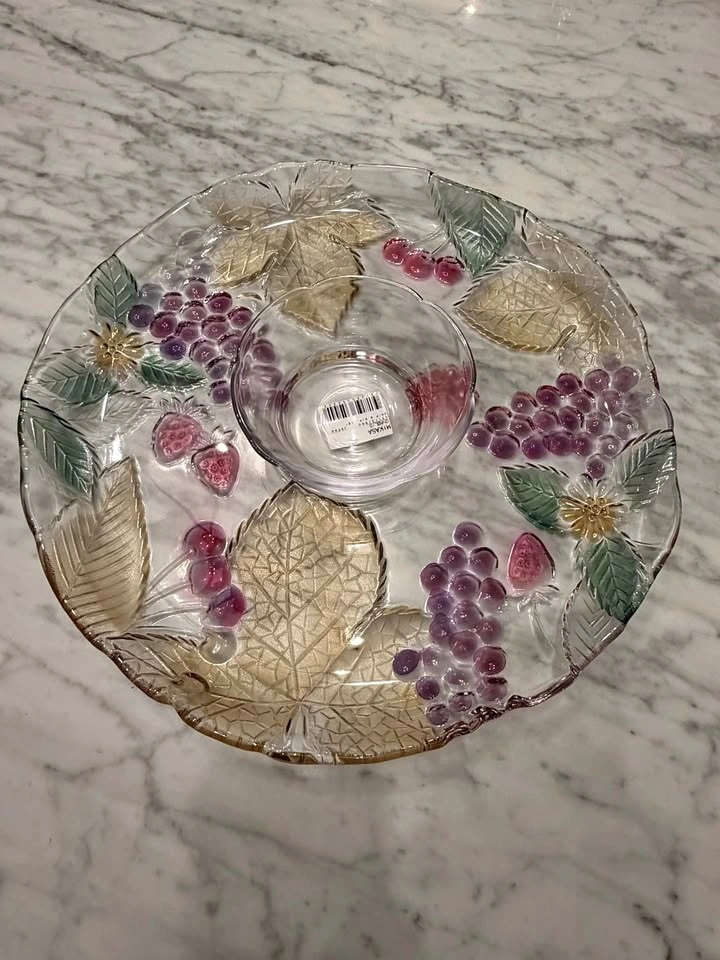 Mikasa Chablis 15" Chip & Dip Set - BNIB