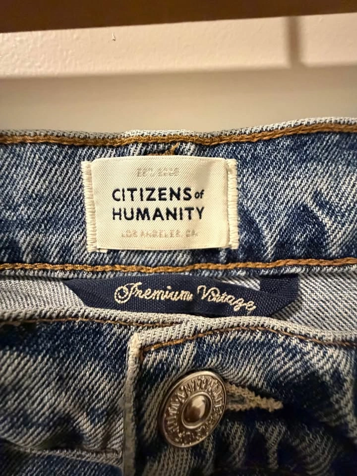 Citizens of Humanity Premium Vintage Wide-Leg Jeans Size 27 - photo 2