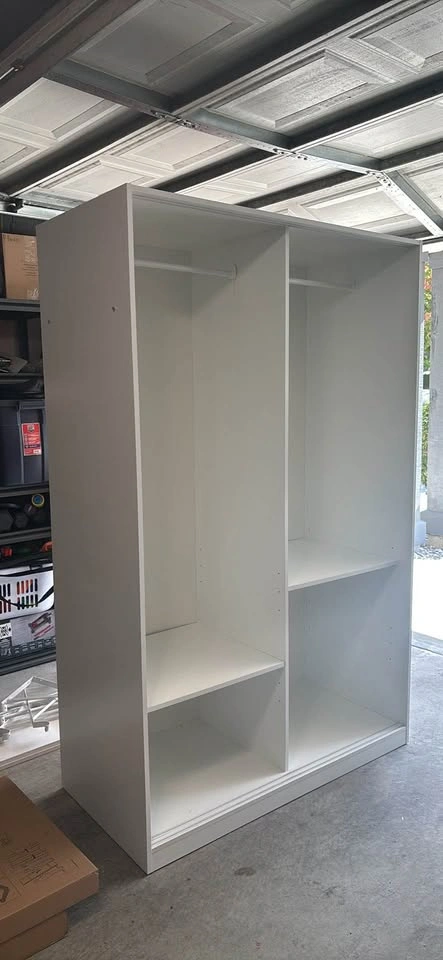 IKEA PAX Wardrobe Frame with Shelves and Rails - photo 2