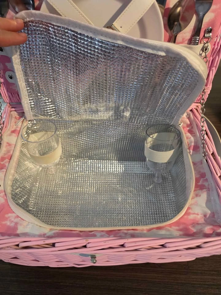 DOLLS KILL Picnic Basket - Pink - photo 3