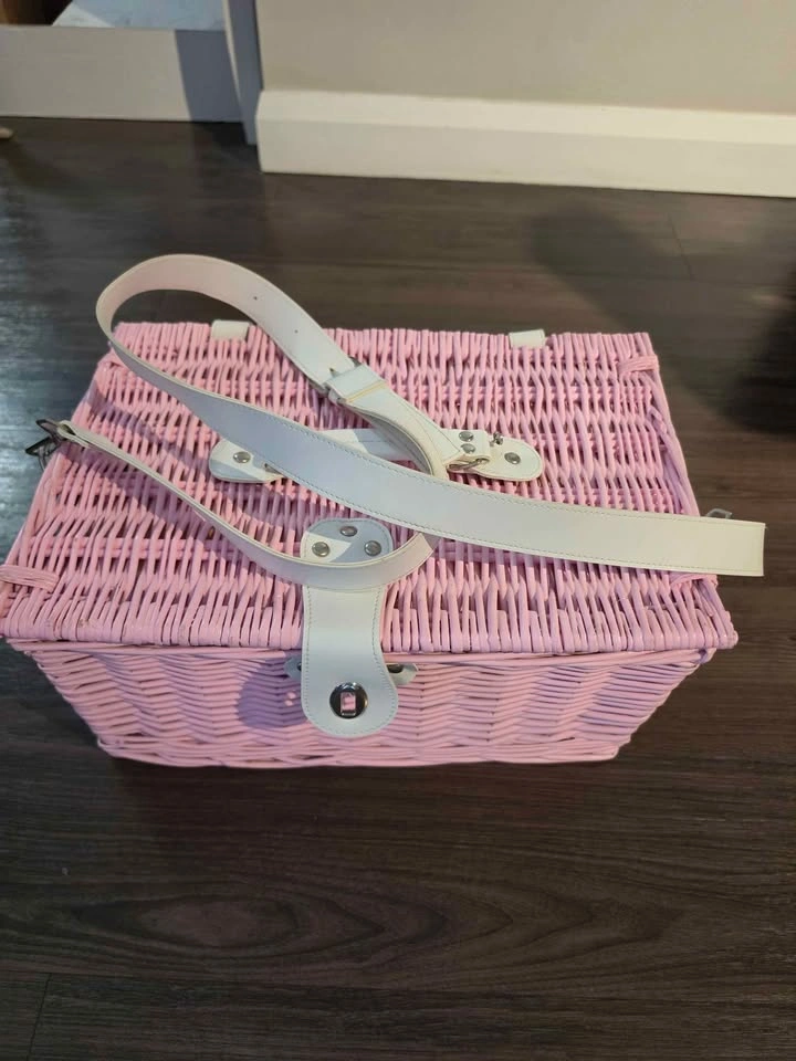 DOLLS KILL Picnic Basket - Pink - photo 4
