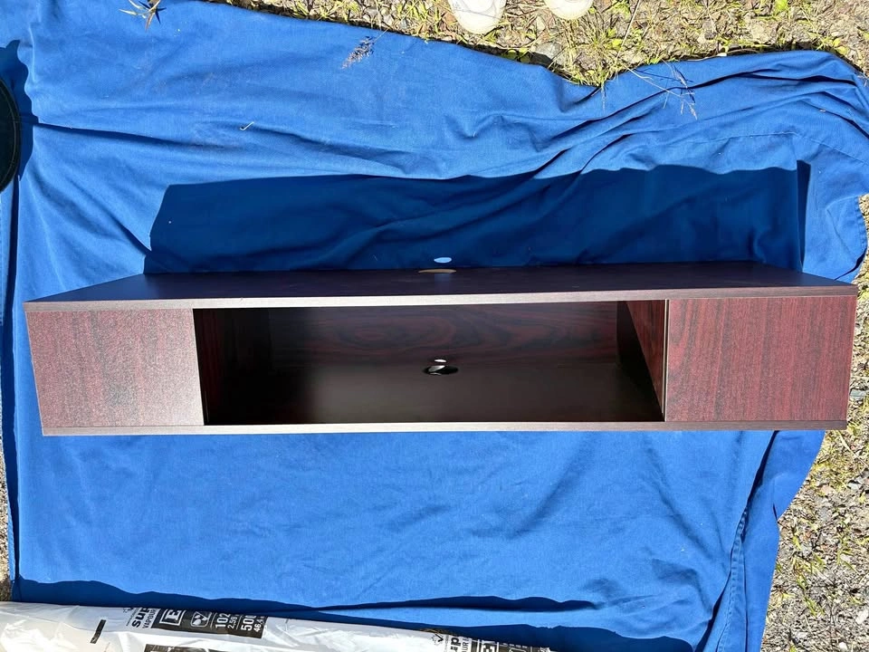 Wall mount TV stand cabinet