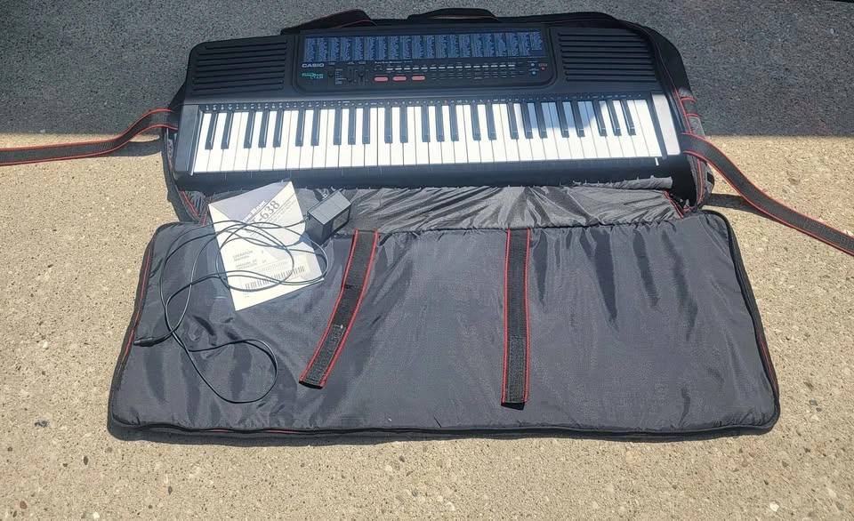 Vintage Casio CT-638 Tone Bank 61-key Keyboard with Bag - photo 2