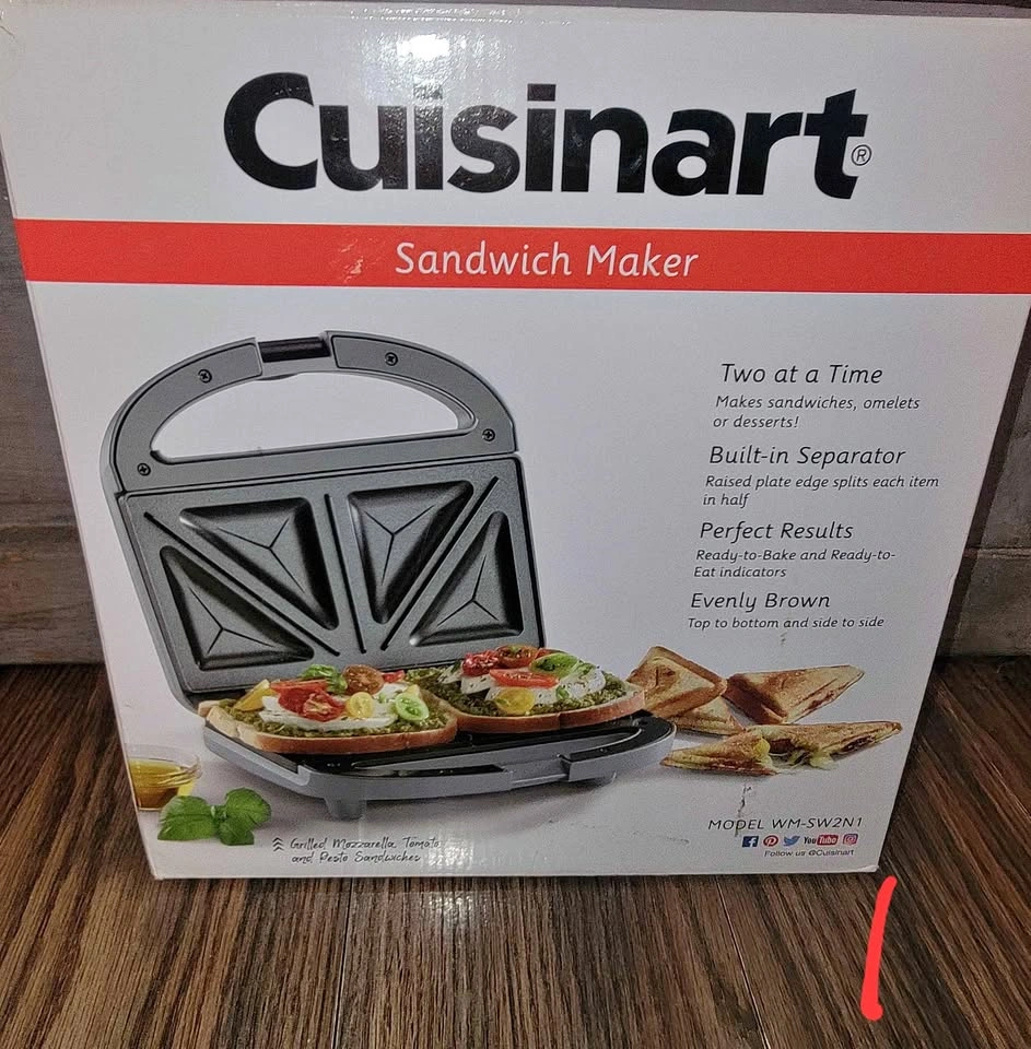 NEW! Cuisinart Sandwich Maker $53