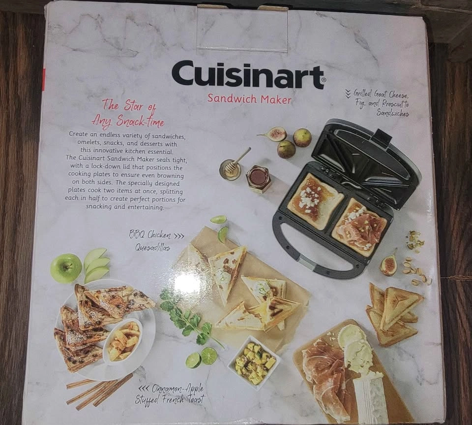 NEW! Cuisinart Sandwich Maker $53 - photo 2