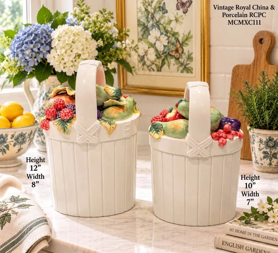 Canisters Vintage RCPC Royal China & Porcelain - photo 2