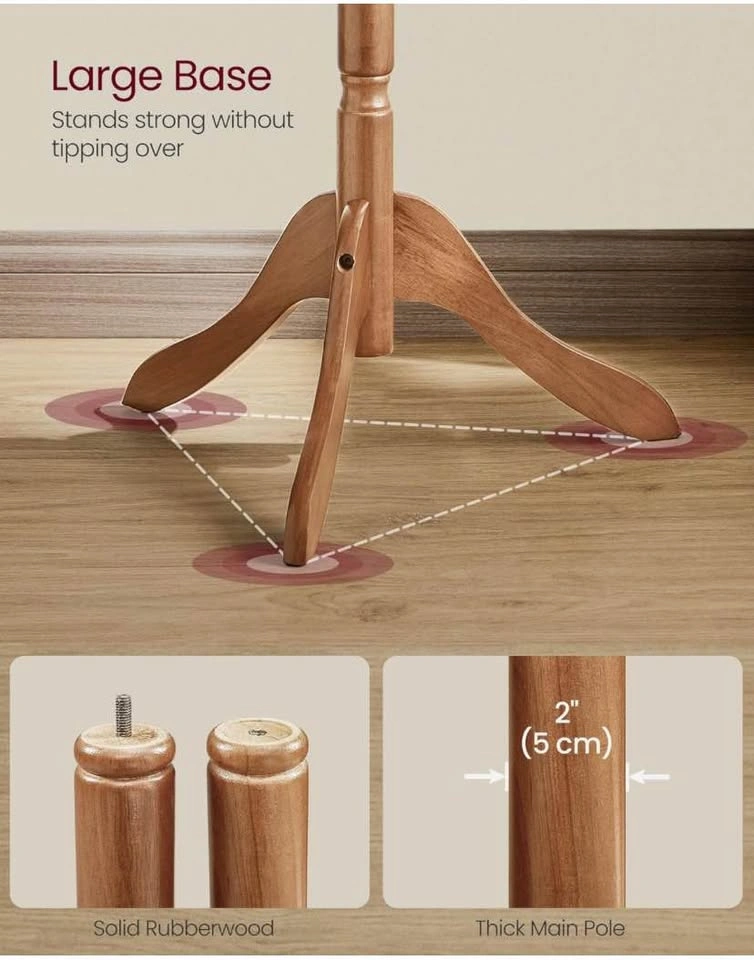 Solid Wood Coat Rack | BRAND New - Never Used - photo 4