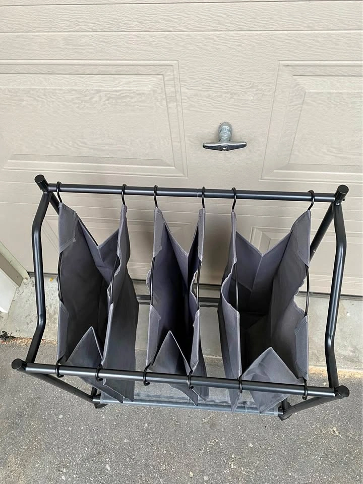 3-Bag Laundry Sorter | Laundry Hamper with Wheels