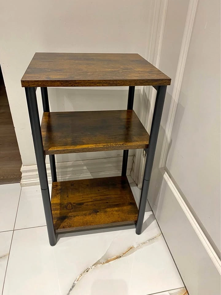3-Tier Side Table | UNASSEMBLED | End Table | Bedside Table