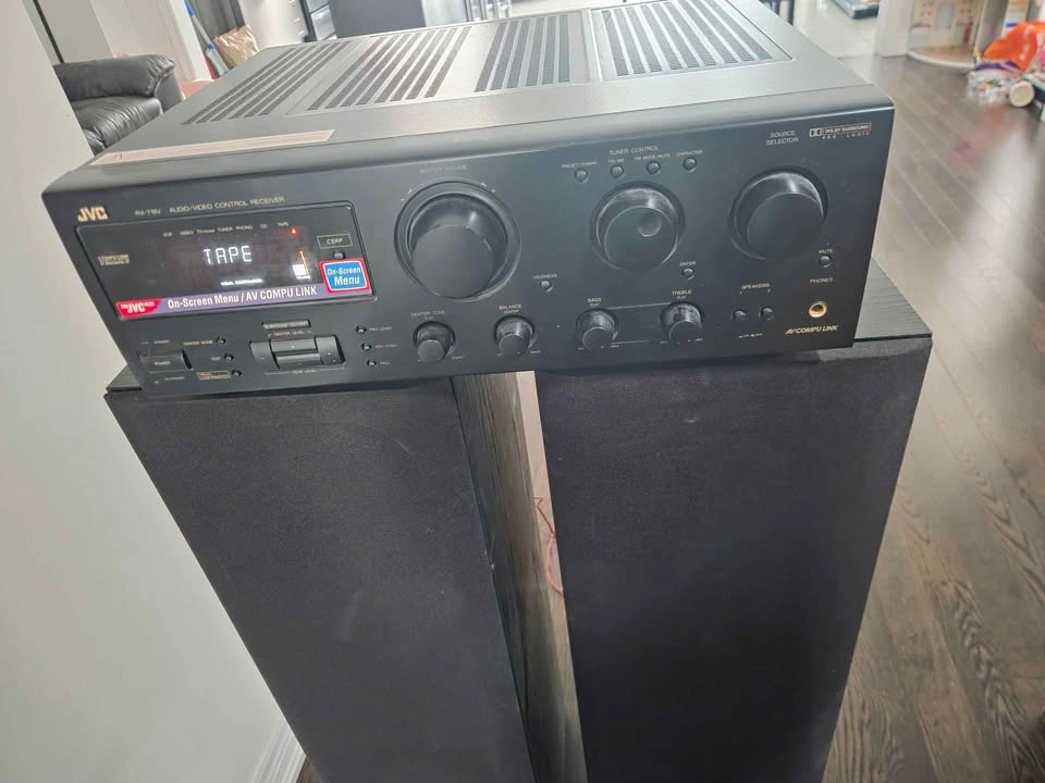 JVC RX-718V Audio/Video Control Receiver with Tower Speakers - photo 2