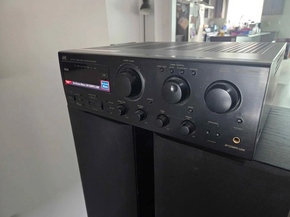 JVC RX-718V Audio/Video Control Receiver with Tower Speakers - photo 3
