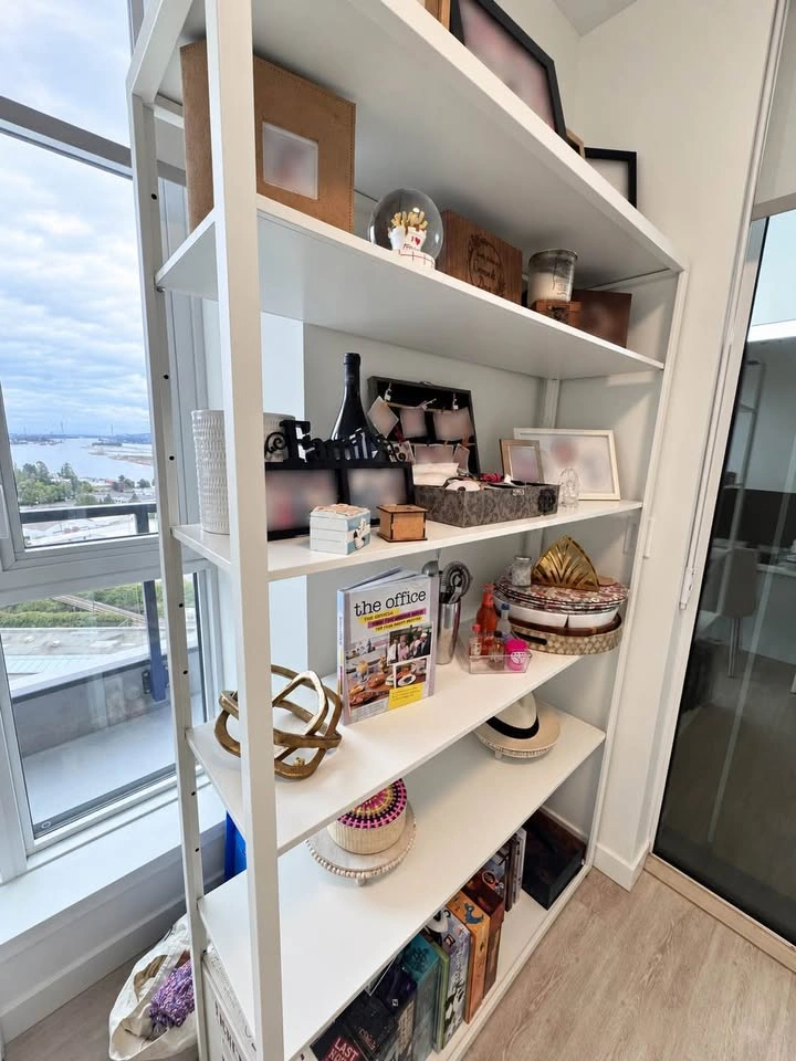 IKEA FJÄLKINGE White Metal Shelving Unit – $120 - photo 2