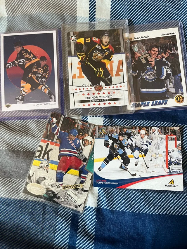 Hockey Cards - Connor McDavid, Felix Potvin thumbnail
