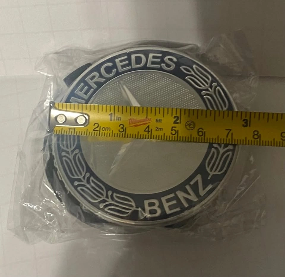 Mercedes-Benz 75mm Wheel Center Cap Hub Emblem Set of 4 🏈 - photo 3