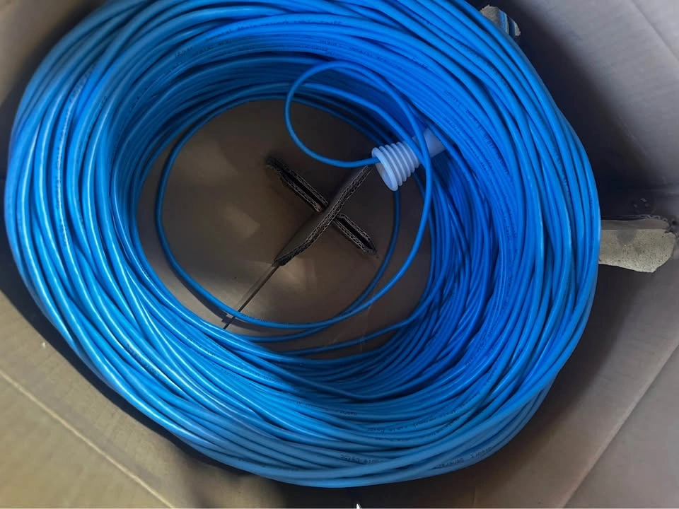 Cat 5e Ethernet Cable ~800 ft Spool - Blue, Gigabit - New - photo 2