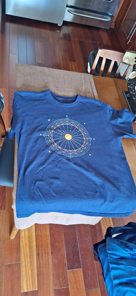 Threadless Blue Celestial Graphic T-Shirt