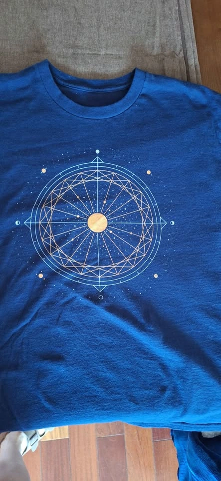Threadless Blue Celestial Graphic T-Shirt - photo 2