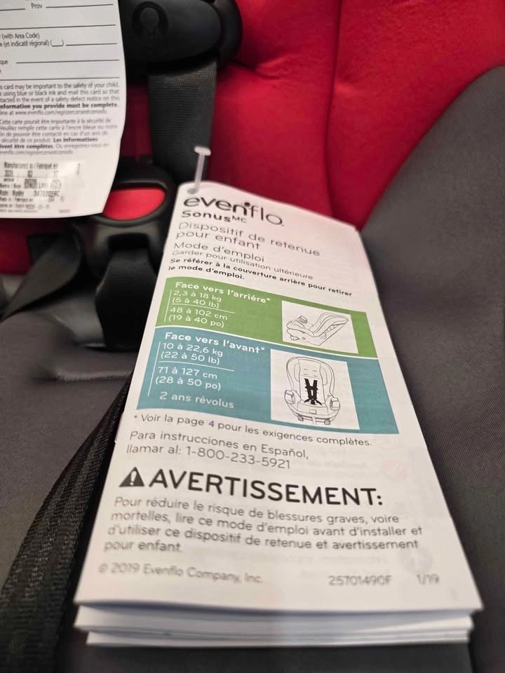 Evenflo Infant/Toddler Car Seat - photo 5