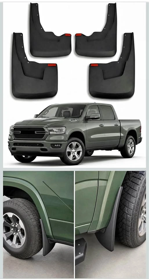 Mud Flaps for 2019–2024 Ram 1500 New Body with OEM Fender Flares