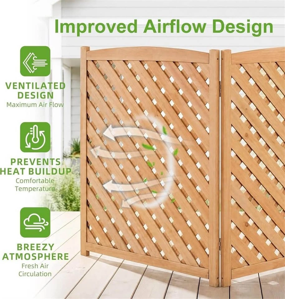 Wooden air conditioner screen - photo 3