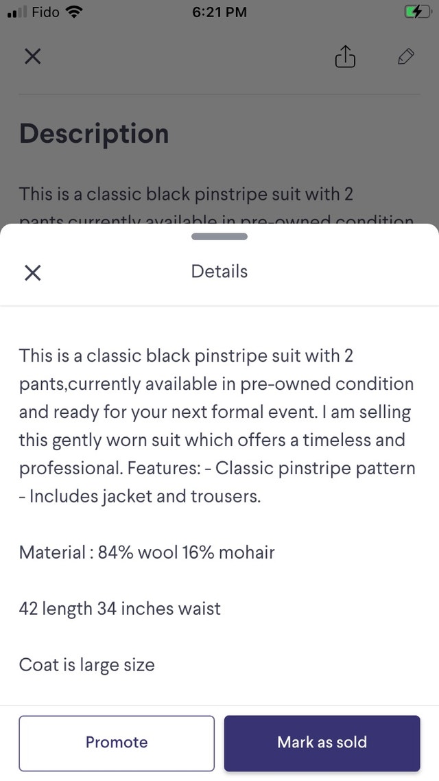 Pinstripe Suit - photo 4