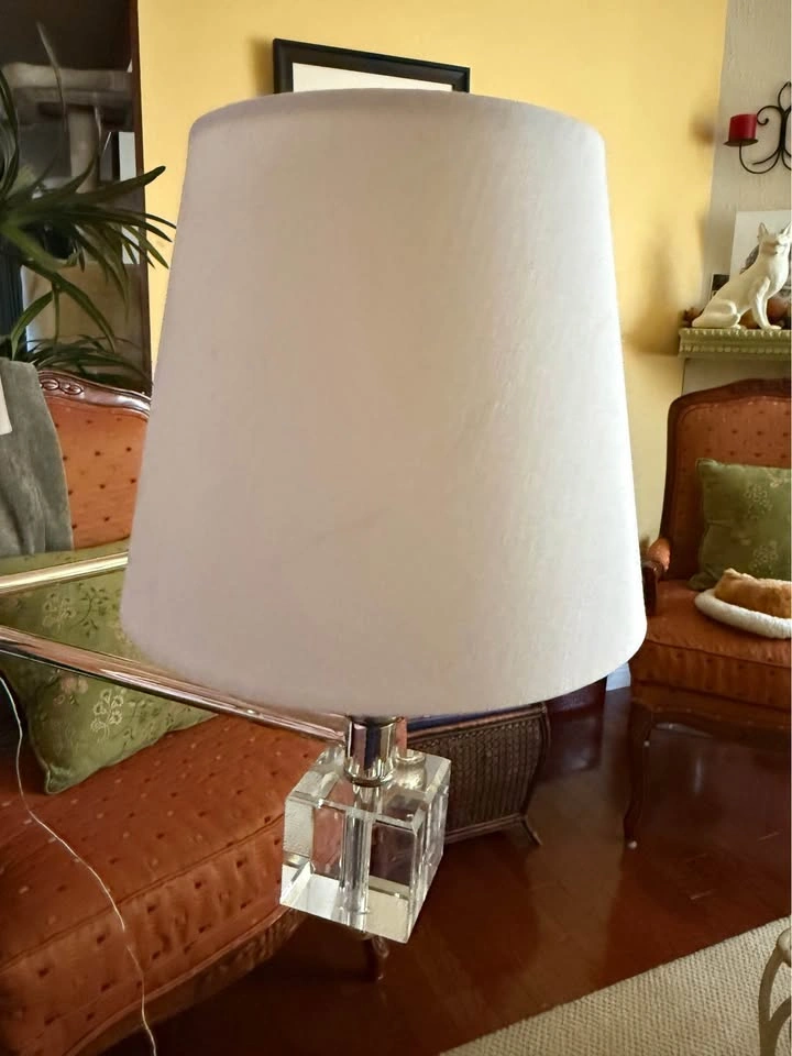 Brass Chandelier with White Shades - photo 4