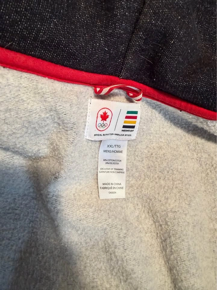 Olympic Licensed Hudson’s Bay Jacket Hoodie XXL - photo 3