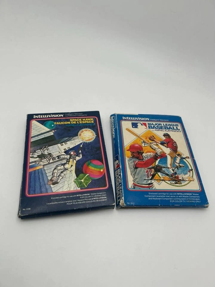 Vintage Intellivision 9 Game Collection + Boxes Manuals Overlays - photo 2