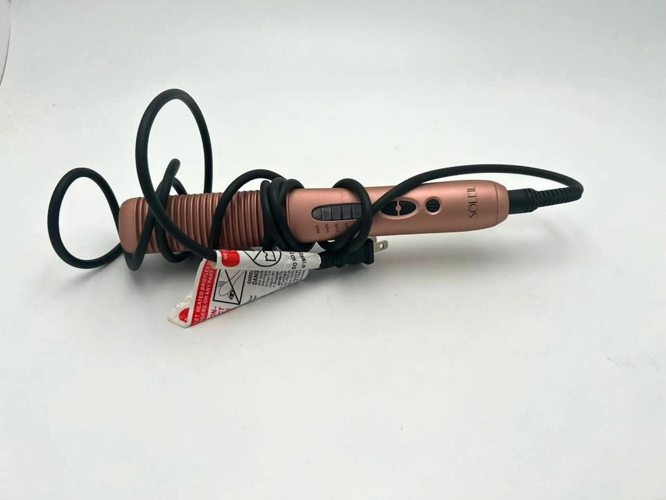 Soleil Rose Gold Heated Straightening Brush