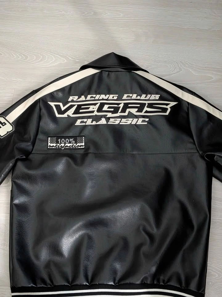 Size M Leather Racer Jacket - Forever 21 - photo 3