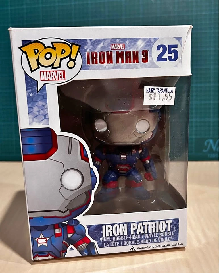 Funko Iron Man 3 Iron Patriot #25. In Box.