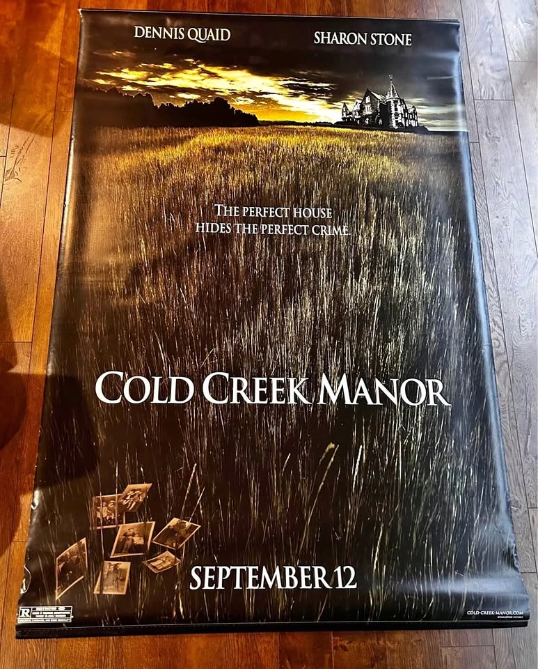 Cold Creek Manor Vinyl Poster 4’ x 6’ Excellent Condition