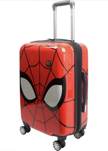 Marvel Spiderman Mask FŪL 22" Hard Rolling Luggage - photo 4