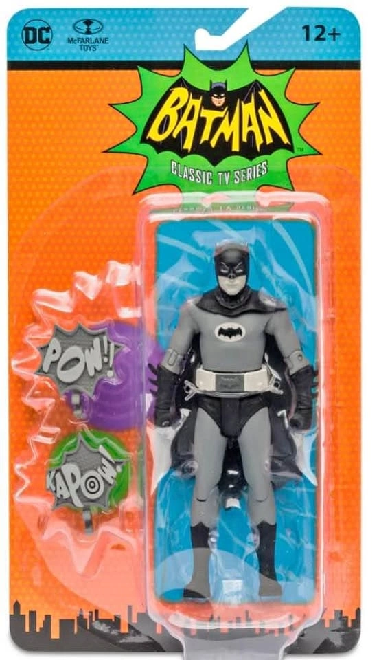McFarlane Retro 66 Batman TV Show Figure Black and White